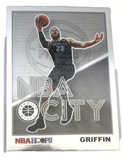 2019-20 NBA Hoops Premium Stock #8 Blake Griffin NBA City Holo Detroit Pistons