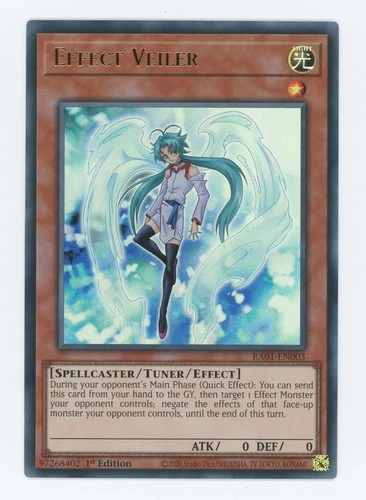 RA01-EN003 - Effect Veiler - Ultra Rare - Effect Tuner monster - Rarity Collecti