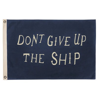 Don't Give Up The Ship Cotton Flag