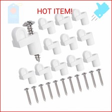 Nkiy Quen 14 Pack 3/8 Inch Window Screen Holder Clips,Offset Window Screen Clips