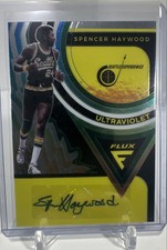 2020-21 Panini Flux - Ultraviolet Signatures Spencer Haywood #UV-SHW (AU)