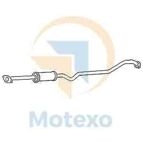 Klarius DN537T Auspuff Mitte Dose Almera 1.8 00-06-image