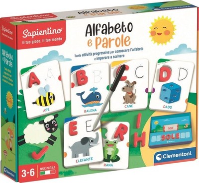 Gadget -D- Clementoni: Sapientino Alfabeto E Parole Prodotto Riciclato Play For 