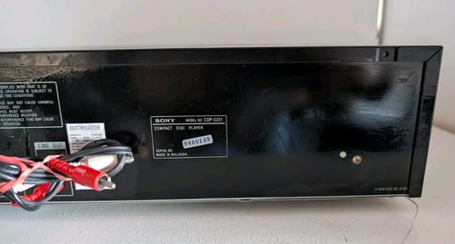 Vintage Sony System CDP-C231 ST-JX431 und TC-W431 Rack Stereo UNGETESTET - Bild 7 von 20