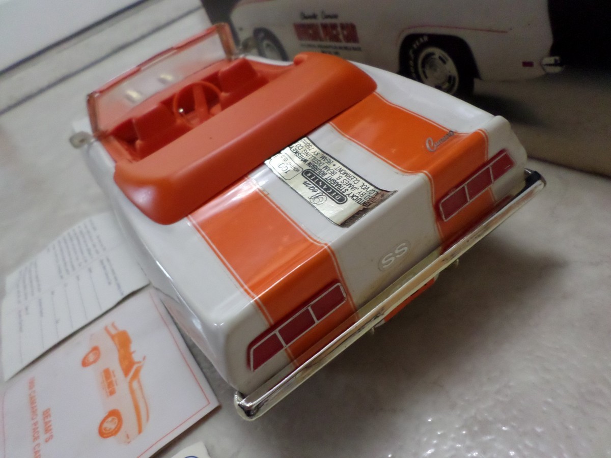Vintage 1969 Camaro SS Pace Race Car Jim Beam Decanter