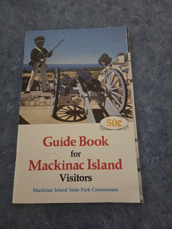 Vintage Travel Brochure Guide Book for Mackinac Island State Park Visitors🌟