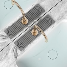 Faucet Mat for Kitchen Sink -Diatomite Stone Drying Mat for Kitchen