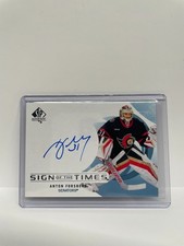 2024-25 SP Authentic Sign Of The Times Anton Forsberg