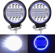 2PCS 4.5''Round Led Off Road Lights,72W Truck Spot Flood Combo Work Lights,Led