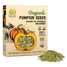 Organic Pumpkin Seeds 28 Oz AA Grade Shelled Raw Gluten Free - Baking Snack 12.85 per gallon