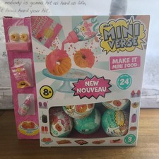 MGA Miniverse Make It Mini Food Diner Series 3 Display Box  16 Sealed Balls New