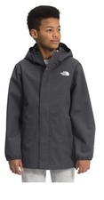THE NORTH FACE Boys' DryVent Mountain Snapper Parka Asphalt Grey Heather M 10/12