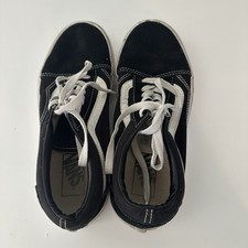 Vans Old Skool Black White Skate Shoes Men  s 6 Women  s 7.5 Classic Low Top