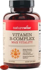NatureWise Vitamin B Complex for Women and Men - with 360 Count (Pack of 1) 