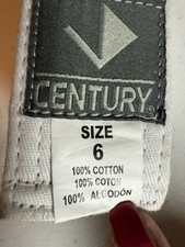 White Karate Belt by Century / Size 6