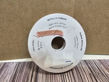 Stampin' UP FLIRTY FLAMINGO METALLIC RIBBON TRIM 10 YARDS 1/4 INCH