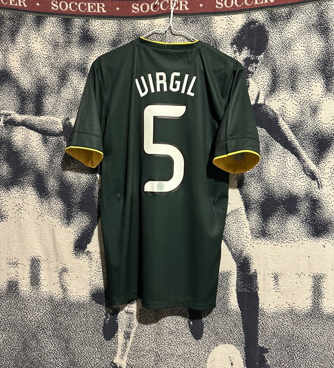 Virgil Van Dijk Celtic 2014 2015 Away Nike Shirt Jersey Men S | eBay