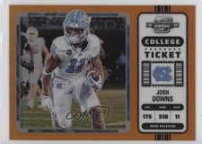 2023 Panini Chronicles Draft Picks Contenders Optic Orange Prizm Josh Downs 0v33