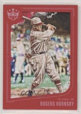 2019 Panini Diamond Kings Red Framed Rogers Hornsby #14 HOF 8yu