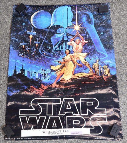 Star Wars A New Hope 1977 Vintage Original Poster 28 x 20