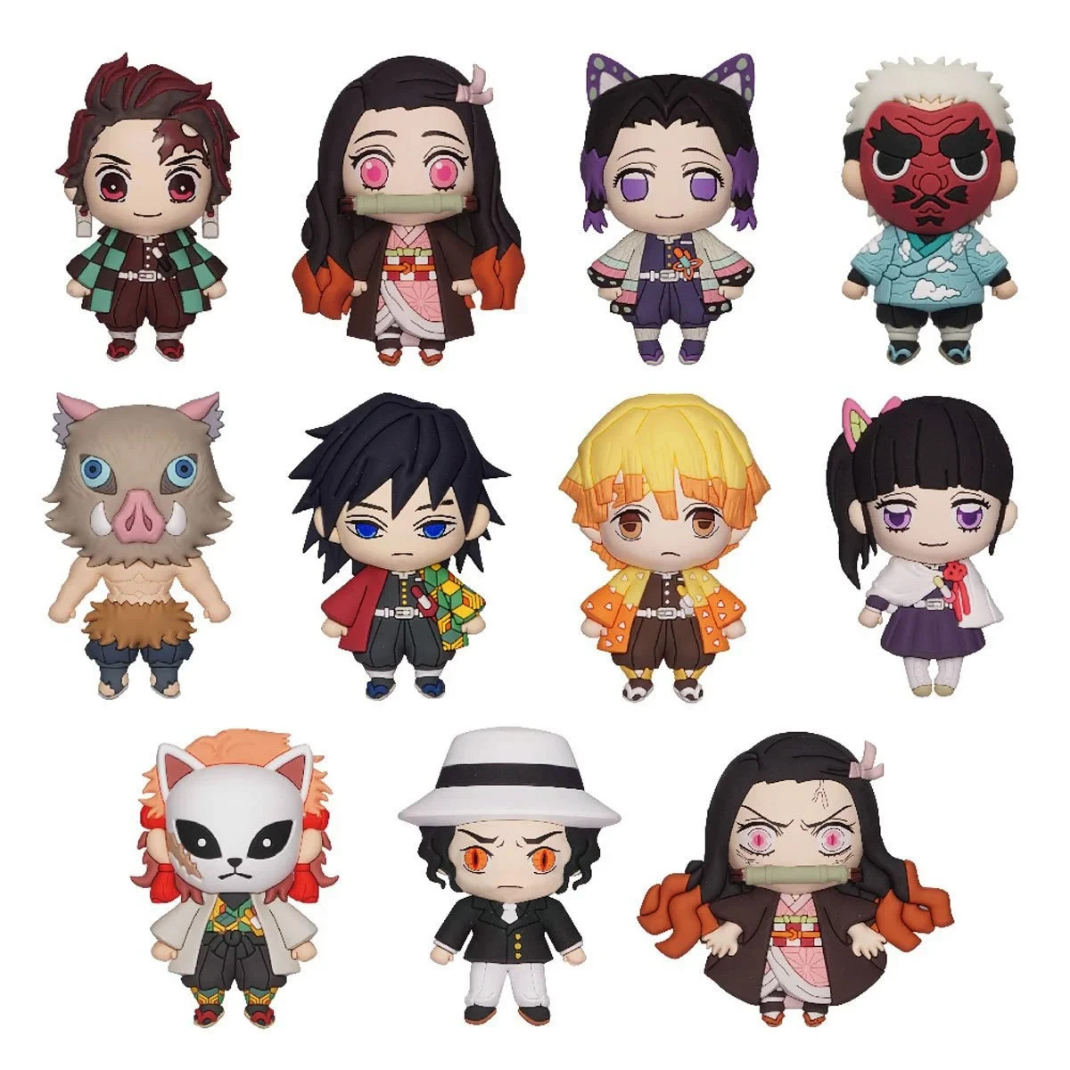 NEW] Demon Slayer figural Bag Clip, Key Rings - series 1 (1 Blind