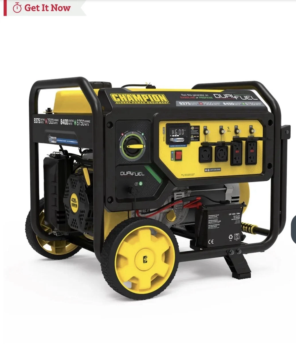 Champion Power Equipment Dual Fuel Generators for Sale | Shop New