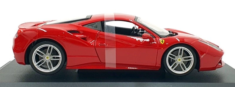 Burago Escala 1/18 Diecast 18-16008 - Ferrari 488 GTB Rosso Rojo Foto 3 de 4
