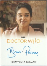 Dr Who Series 11-12 BHAVNISHA PARMAR Rittenhouse FULL BLEED UK autograph card