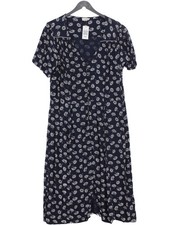 Fat Face Shirt Midi Dress UK20 in Blue