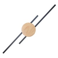 Led Wandleuchte Wandlampe Schwarz Indirekt 86 Cm Lang Metall Flur Wohnzimmer