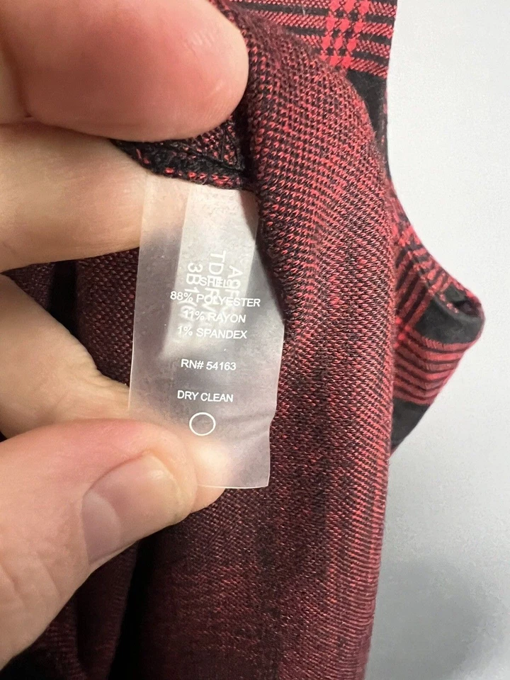 TOMMY HILFIGER Dress - Size UK10 - Check - Great Condition - Women’s - Image 4 of 4