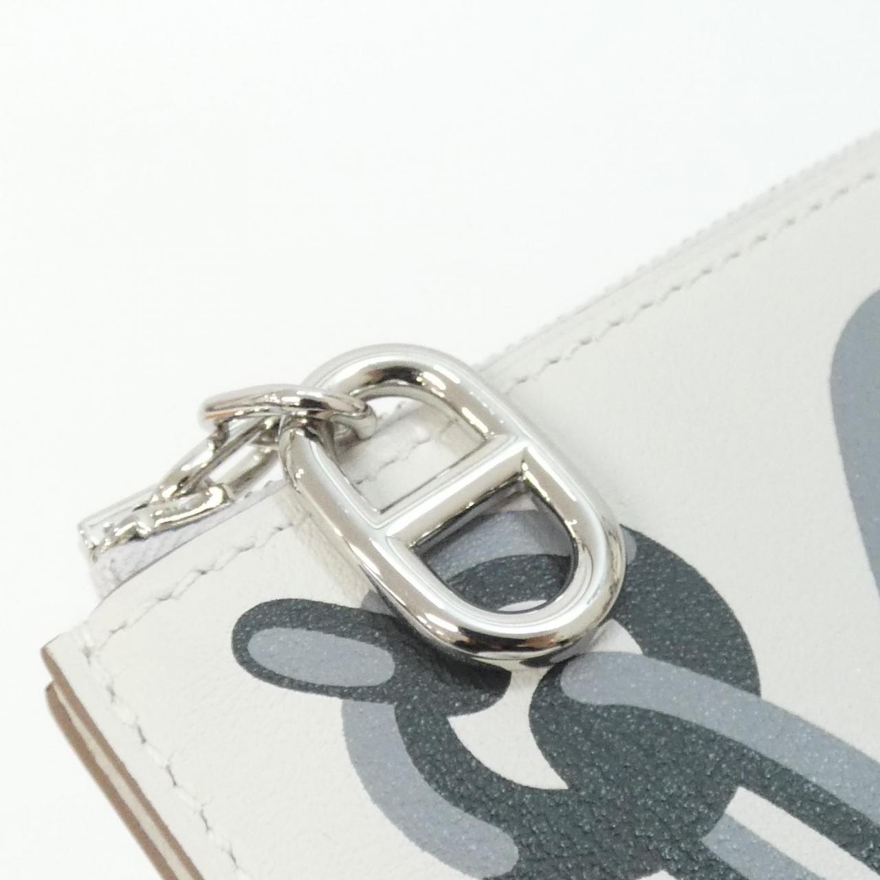 Authentic [Unused] Hermes ZIPENGO CHAINE D`ANCRE 086972CK Card Case #260-008... image 3