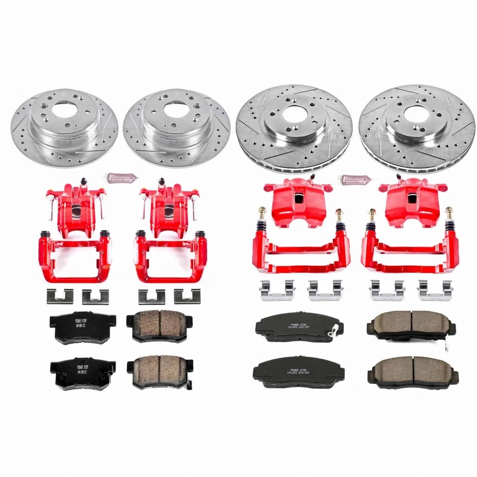 Power Stop Brake Kit For Acura TL 2004-2008 | Front & Rear | Z23 w/Calipers Foto 2 de 4
