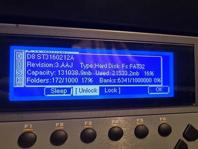Lcd For E-MU Ultra E4XT E-synth e6400 E5000 E4 Blue Display Screen