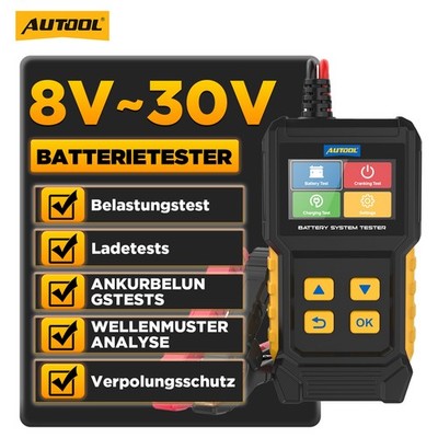 Car Battery Tester 8V-29V Digital Load Tester Charging Cranking System Analyzer