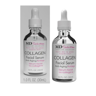 MD Selections Collagen Facial Serum Tighten, Firm & Smooth with Collagen Pept...