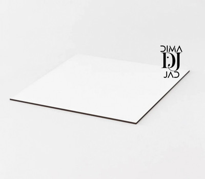 Holztablett Sohle Tortenhalter 25 x 25 cm eckig 6 mm Cake Board