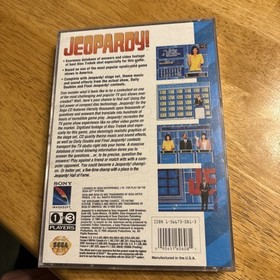 Jeopardy Sega CD Complete Tested & Working - Very Nice