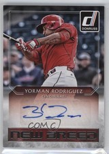 2016 Panini Donruss New Breed Auto Yorman Rodriguez #NB-YR Auto 0v1