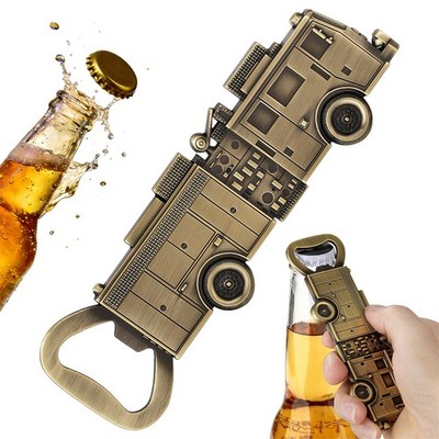 Metall Feuerwehrauto Flaschen Bier Öffner Wein Öffnung Gadget Cool Feuerwehr Geschenk