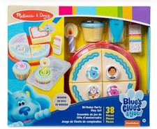 Melissa Doug's 38 Pc. Blues Clues You Wooden Birthday Party Play Set 3