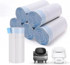 120 Count Cat Litter Box Bags for Neakasa and PetPivot Open Self-Cleaning Cat