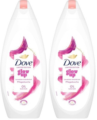 Dove Duschgel Glow Up Limited Edition Pflegedusche Körper 2er Pack 250ml
