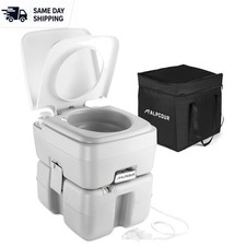 Ultimate Portable Toilet for Camping  RV - Compact Design with 6-Gallon Tank