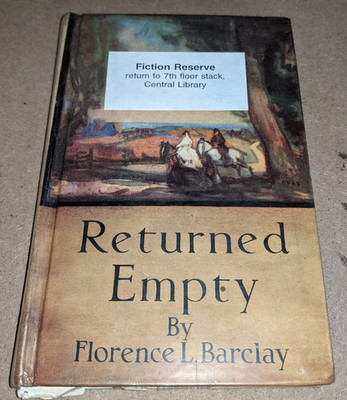 Returned Empty by Florence L. Barclay
