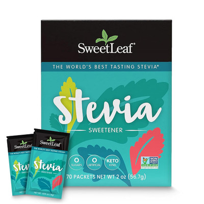 Sweetleaf Stevia Powder Packets - Zero Calorie Sweetener with Stevia Leaf Extrac