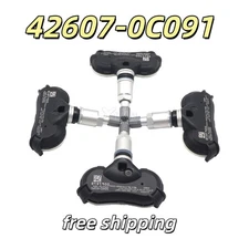 4PCS 42607-0C091 TPMS Tire Pressure Sensor For Toyota Tundra Sequoia 2018-2019