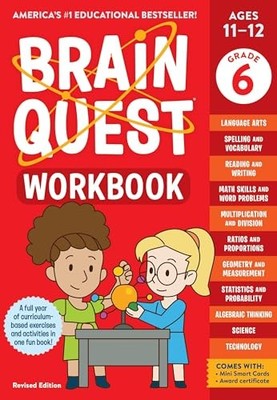 Workman Publishing - Brain Quest Workbook  6th Grade Revised Edition - G245z