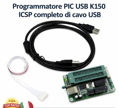 USB PIC Programmierer K150 ICSP komplett mit USB Kabel