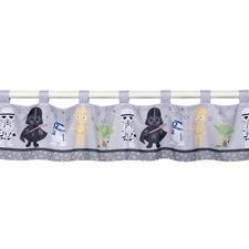 Lambs & Ivy Star Wars Classic Window Valance - Yoda/Darth Vader/R2-D2/C-3PO